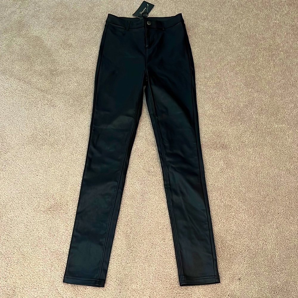 Faux Leather Pants